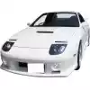 VSaero FRP RAME FC2000 Front Bumper w Lenses for Mazda RX-7 FC3S 1986-1992 - Image 2