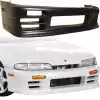 VSaero FRP KOFF Front Bumper for Nissan 240SX S14 1995-1996 - Image 1