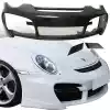 VSaero FRP TART GT Front Bumper 3pc for Porsche 911 997 2005-2012 - Image 3