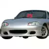 VSaero FRP BOME Front Bumper for Mazda Miata MX-5 NB 1998-2000 - Image 2