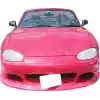 VSaero FRP BOME Front Bumper for Mazda Miata MX-5 NB 1998-2000 - Image 15