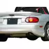 VSaero FRP BOME Rear Bumper Add-ons for Mazda Miata MX-5 NB 1998-2005 - Image 2