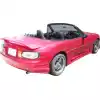 VSaero FRP BOME Rear Bumper Add-ons for Mazda Miata MX-5 NB 1998-2005 - Image 4