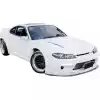 VSaero FRP TKYO Wide Body Front Splitter for Nissan Silvia S15 1999-2002 - Image 2