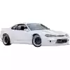 VSaero FRP TKYO Wide Body Front Splitter for Nissan Silvia S15 1999-2002 - Image 5