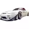 VSaero FRP TKYO v2 Wide Body Front Canards 4pc for Nissan 240SX 1989-1994 > 2/3dr - Image 3