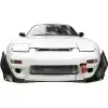 VSaero FRP TKYO v2 Wide Body Front Canards 4pc for Nissan 240SX 1989-1994 > 2/3dr - Image 10