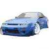 VSaero FRP TKYO v2 Wide Body Front Canards 4pc for Nissan 240SX 1989-1994 > 2/3dr - Image 26