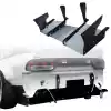 VSaero Plastic TKYO v2 Diffuser for Nissan 240SX 1989-1994 > 2/3dr - Image 1