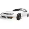 VSaero FRP URA Front Bumper for Nissan 240SX S14 1997-1998 - Image 15