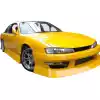 VSaero FRP URA Front Bumper for Nissan 240SX S14 1997-1998 - Image 30