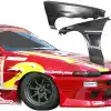 VSaero FRP JBLO Wide Body Fenders (front) 20mm for Toyota Corolla AE86 Trueno 1984-1987 > 2/3dr - Image 3