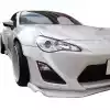 VSaero FRP TKYO v1 Wide Body Fenders (front) 4pc 45mm for Scion FR-S ZN6 2013-2016 - Image 3