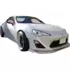 VSaero FRP TKYO v1 Wide Body Fenders (front) 4pc 45mm for Scion FR-S ZN6 2013-2016 - Image 4