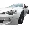 VSaero FRP TKYO v2 Wide Body Fender Flares (front) 4pc 45mm for Scion FR-S ZN6 2013-2016 - Image 6