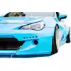 VSaero FRP TKYO v2 Wide Body Fender Flares (front) 4pc 45mm for Scion FR-S ZN6 2013-2016 - Image 14