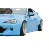 VSaero FRP TKYO v2 Wide Body Fender Flares (front) 4pc 45mm for Scion FR-S ZN6 2013-2016 - Image 15