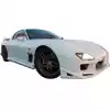 VSaero FRP FEE Front Bumper for Mazda RX-7 FD3S 1993-1997 - Image 4