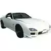 VSaero FRP FEE Front Bumper for Mazda RX-7 FD3S 1993-1997 - Image 5