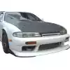 VSaero FRP MSPO Wide Body Fenders (front) 25mm for Nissan 240SX S14 1995-1996 - Image 6