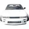 VSaero FRP TKYO v1 Front Bumper for Nissan Silvia S13 1989-1994 - Image 9