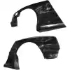 VSaero FRP TKYO Wide Body Fender Flares (rear) 2pc 70mm for BMW 3-Series 325i 328i E36 1992-1998 > 2dr Coupe - Image 15