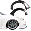 VSaero FRP LBPE Wide Body Fender Flares (front) 4pc for Infiniti G37 Coupe 2008-2015 > 2dr Coupe - Image 1