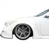 VSaero FRP LBPE Wide Body Fender Flares (front) 4pc for Infiniti G37 Coupe 2008-2015 > 2dr Coupe - Image 2