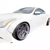 VSaero FRP LBPE Wide Body Fender Flares (front) 4pc for Infiniti G37 Coupe 2008-2015 > 2dr Coupe - Image 8