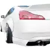 VSaero FRP LBPE Wide Body Fender Flares (rear) 4pc for Infiniti G37 Coupe 2008-2015 > 2dr Coupe - Image 7