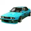 VSaero FRP TKYO Wide Body Front Lip for BMW 3-Series 318i 325i E30 1984-1991> 2dr Coupe - Image 5