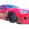 VSaero FRP TKYO v3 Wide Body Fender Flares (front) 65mm for Scion FR-S ZN6 2013-2016 - Image 2