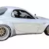 VSaero FRP TKYO Boss Wide Body Side Skirts for Mazda RX-7 FD3S 1993-1997 - Image 8