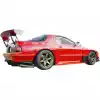 VSaero FRP TDES Wide Body Rear Bumper for Mazda RX-7 FC3S 1986-1992 - Image 5