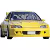 VSaero FRP TKYO Wide Body Front Bumper for Honda Civic EG 1992-1995 > 3dr Hatchback - Image 3