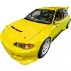 VSaero FRP TKYO Wide Body Fender Flares (front) 40mm for Honda Civic EG 1992-1995 > 3dr Hatchback - Image 11