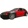 VSaero FRP TKYO Wide Body Fender Flares (front) 40mm for Honda Civic EG 1992-1995 > 3dr Hatchback - Image 31