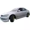 VSaero FRP HKES Side Skirts for Lexus IS300 SXE10 2001-2005 - Image 6