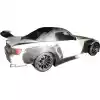 VSaero FRP TKYO Wide Body Fender Flares (rear) 75mm for Honda S2000 AP1 2000-2009 - Image 6