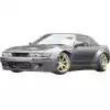 VSaero FRP TKYO v2 Wide Body Fender Flares (front) 4pc 50mm > Nissan Silvia S13 1989-1994 > 2dr Coupe - Image 3