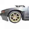 VSaero FRP TKYO v2 Wide Body Fender Flares (front) 4pc 50mm > Nissan Silvia S13 1989-1994 > 2dr Coupe - Image 7