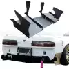 VSaero Plastic TKYO v2 Diffuser for Nissan Silvia S13 1989-1994 > 2dr Coupe - Image 1