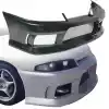 VSaero FRP MSPO v2 Front Bumper for Nissan Skyline R33 GTS 1995-1998 > 2/4dr - Image 1