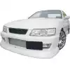 VSaero FRP WOND Front Bumper for Nissan Laurel C35 1998-2002 - Image 2