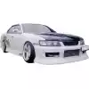 VSaero FRP WOND Front Bumper for Nissan Laurel C35 1998-2002 - Image 8