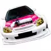 VSaero FRP MAM Front Lip for Honda Civic EK 1999-2000 > 3dr Hatchback - Image 2