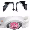 VSaero FRP MAM Wide Body Fender Flares (front) 2pc 60mm for Honda Civic EK 1999-2000 > 3dr Hatchback - Image 1