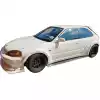 VSaero FRP MAM Wide Body Fender Flares (front) 2pc 60mm for Honda Civic EK 1999-2000 > 3dr Hatchback - Image 11