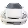 VSaero FRP MAM Wide Body Fender Flares (front) 2pc 60mm for Honda Civic EK 1999-2000 > 3dr Hatchback - Image 13