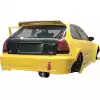 VSaero FRP MAM Wide Body Fender Flares (rear) 3pc 60mm for Honda Civic EK 1996-2000 > 3dr Hatchback - Image 28